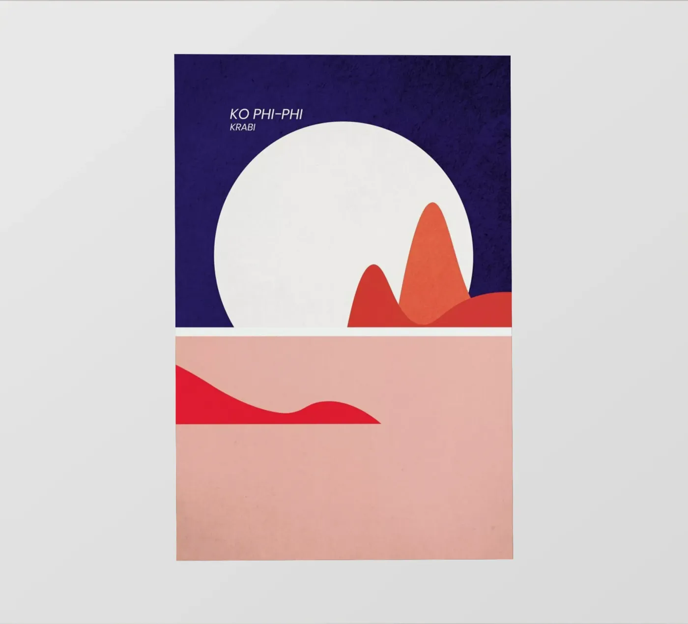 Ko Phi-Phi PVC Plane von The Cartography Collection