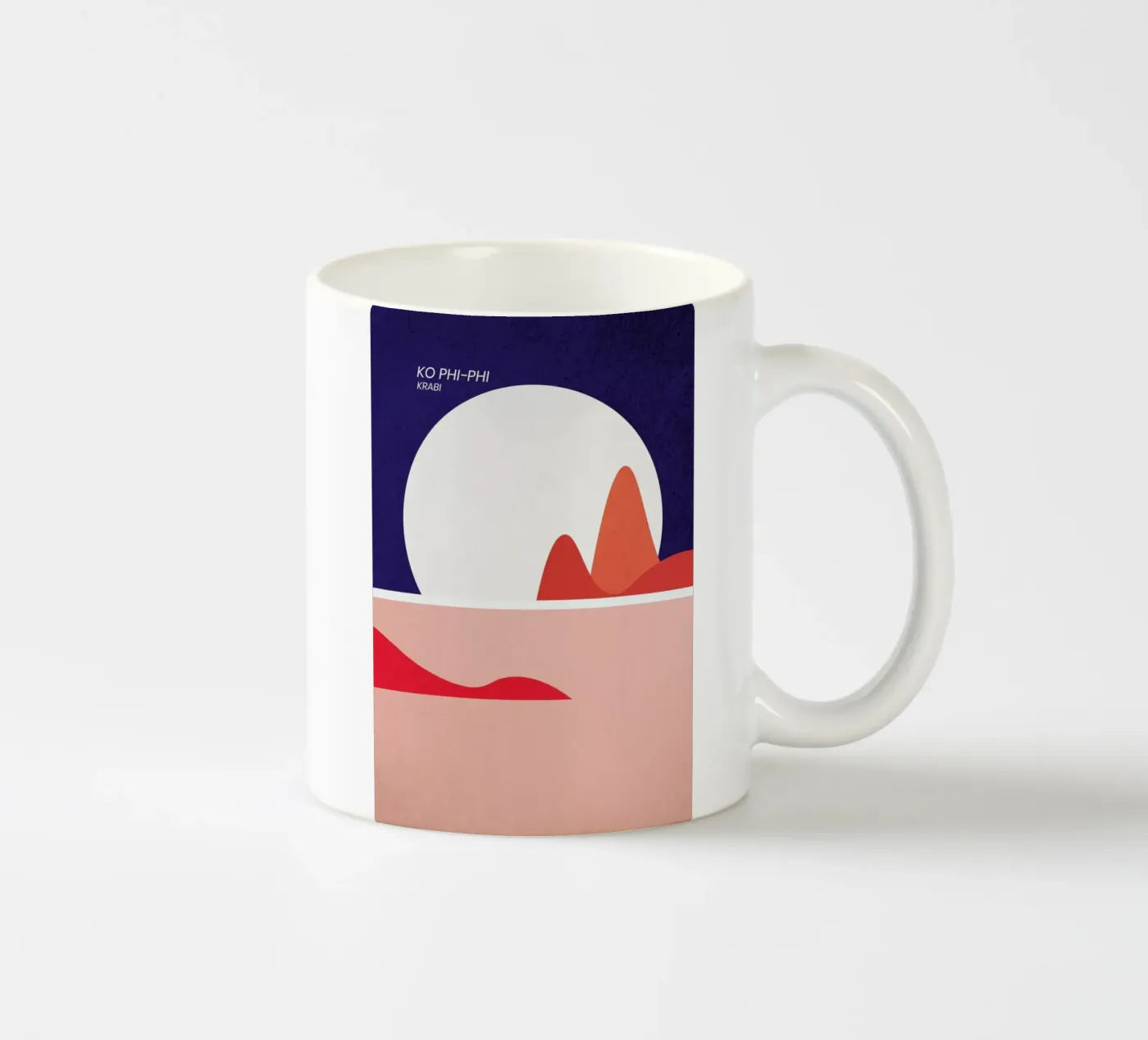 Ko Phi-Phi mug en céramique de The Cartography Collection