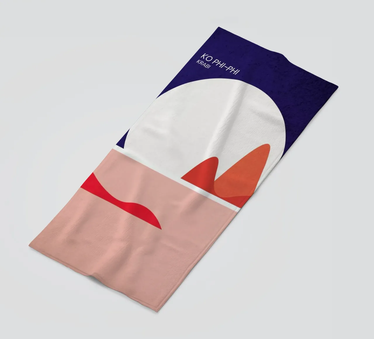 Ko Phi-Phi beach towel by The Cartography Collection