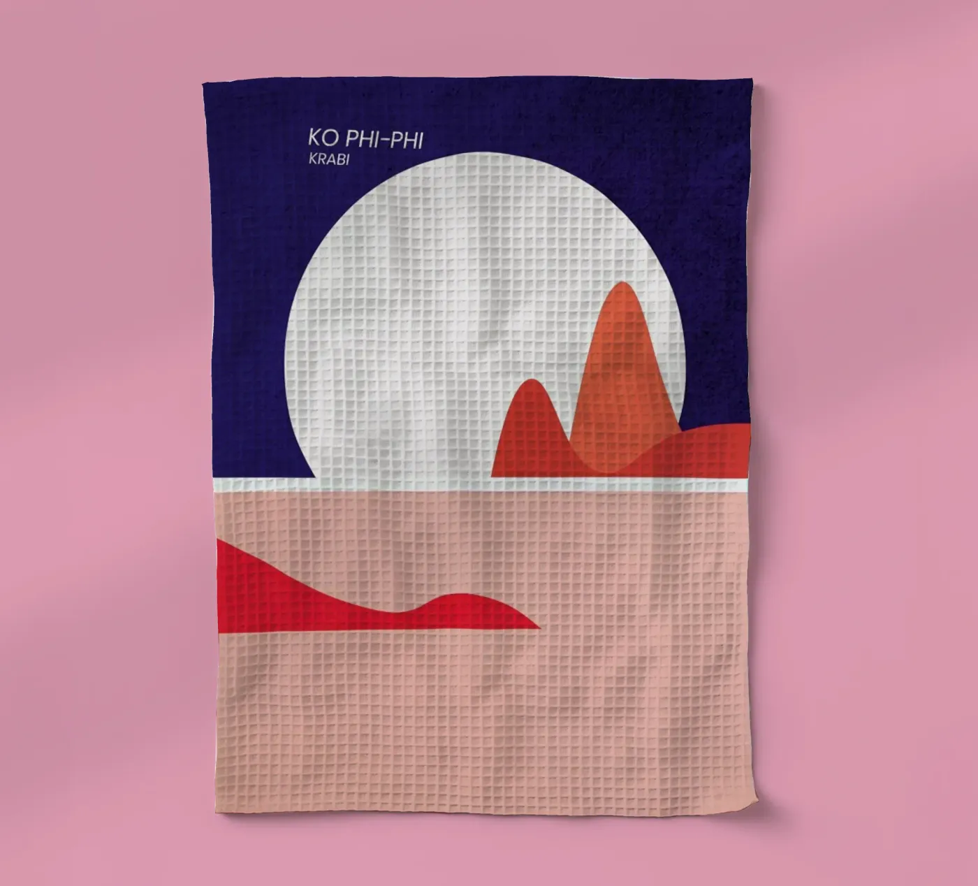 Ko Phi-Phi torchon de The Cartography Collection