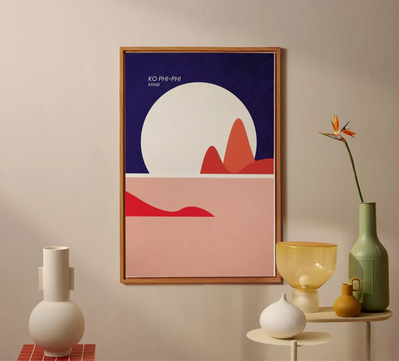 Ko Phi-Phi alluminio dibond da The Cartography Collection