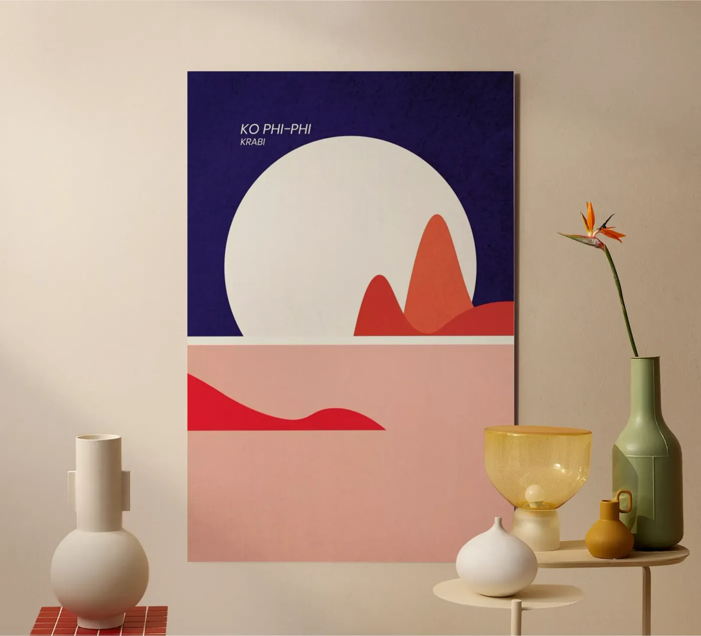 Ko Phi-Phi alluminio dibond da The Cartography Collection