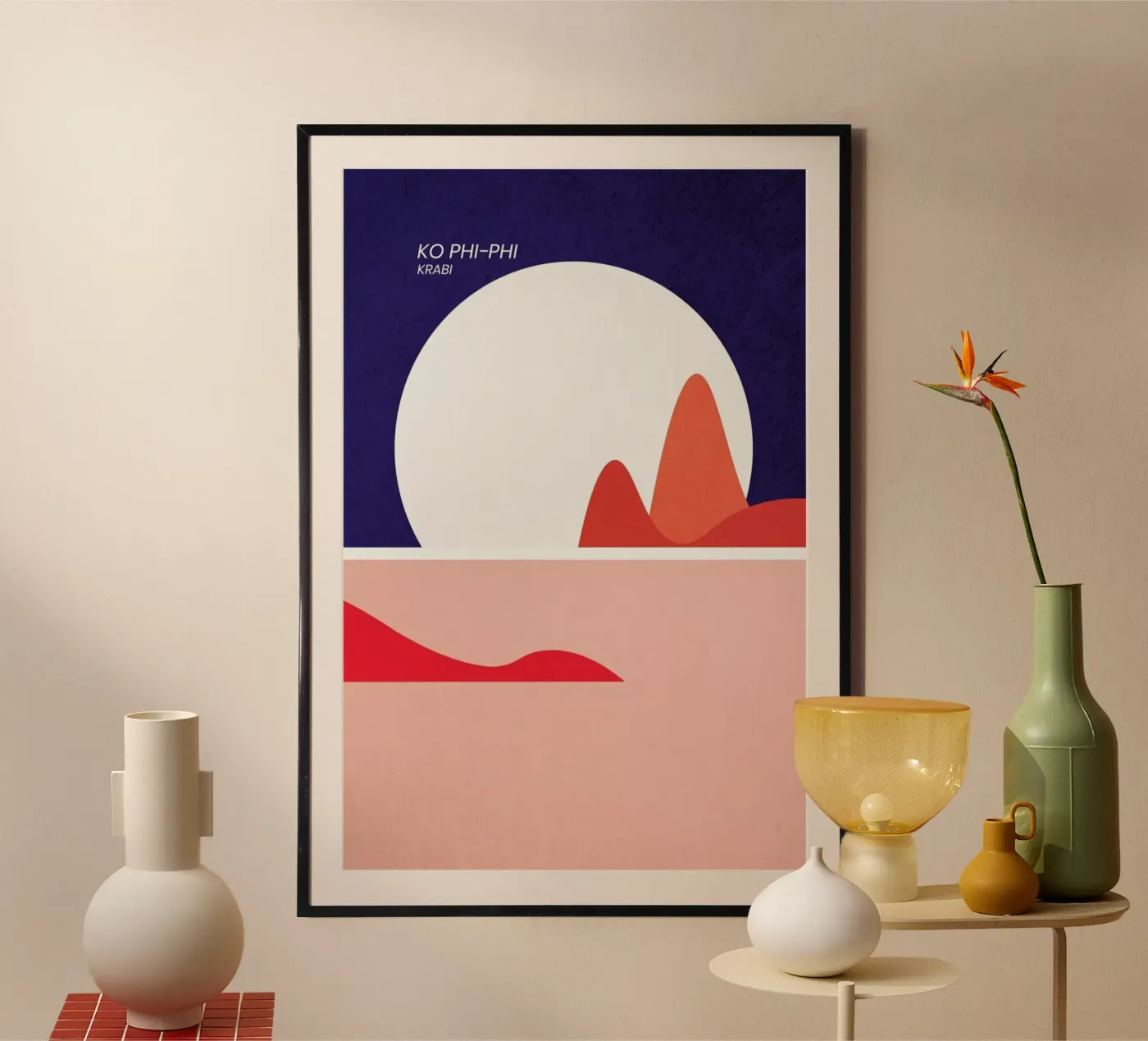 Ko Phi-Phi poster da The Cartography Collection