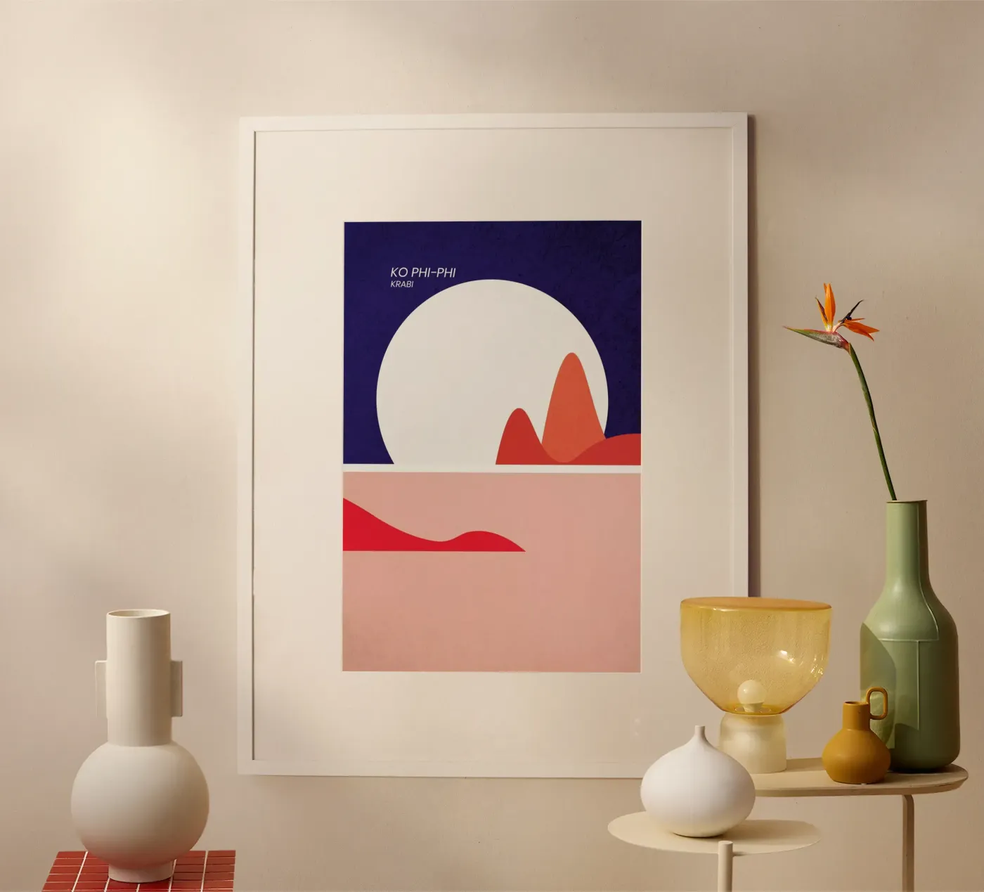 Ko Phi-Phi poster da The Cartography Collection