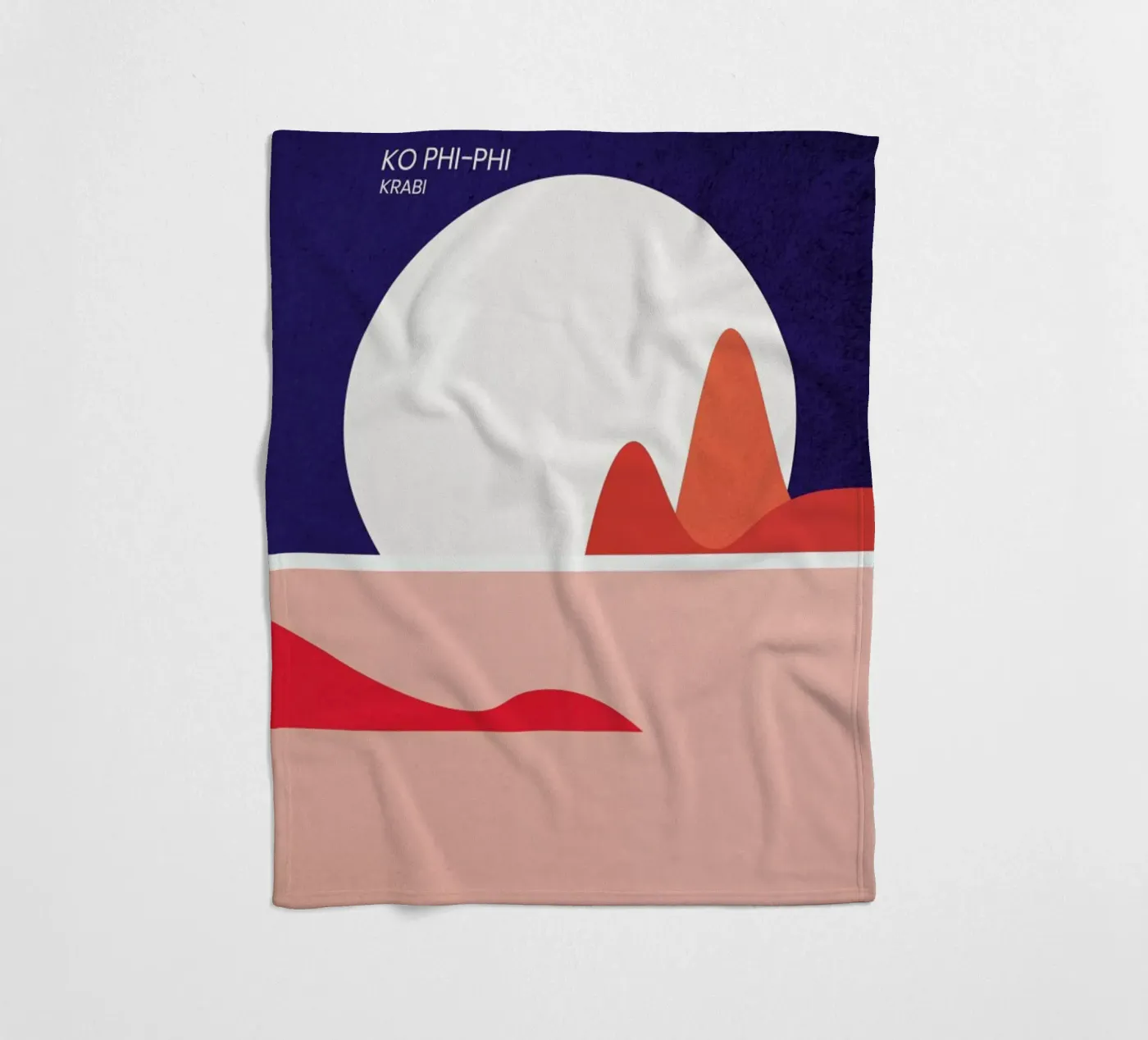 Ko Phi-Phi coperta in pile da The Cartography Collection