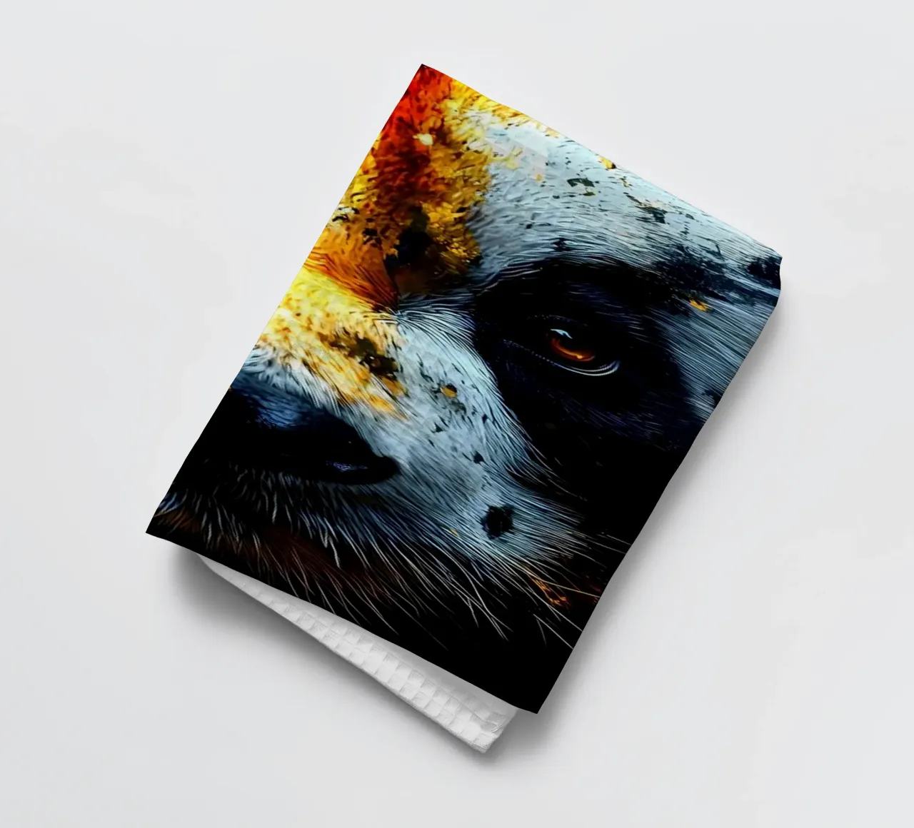 Portrait d'un panda ardent torchon de James M Coyle