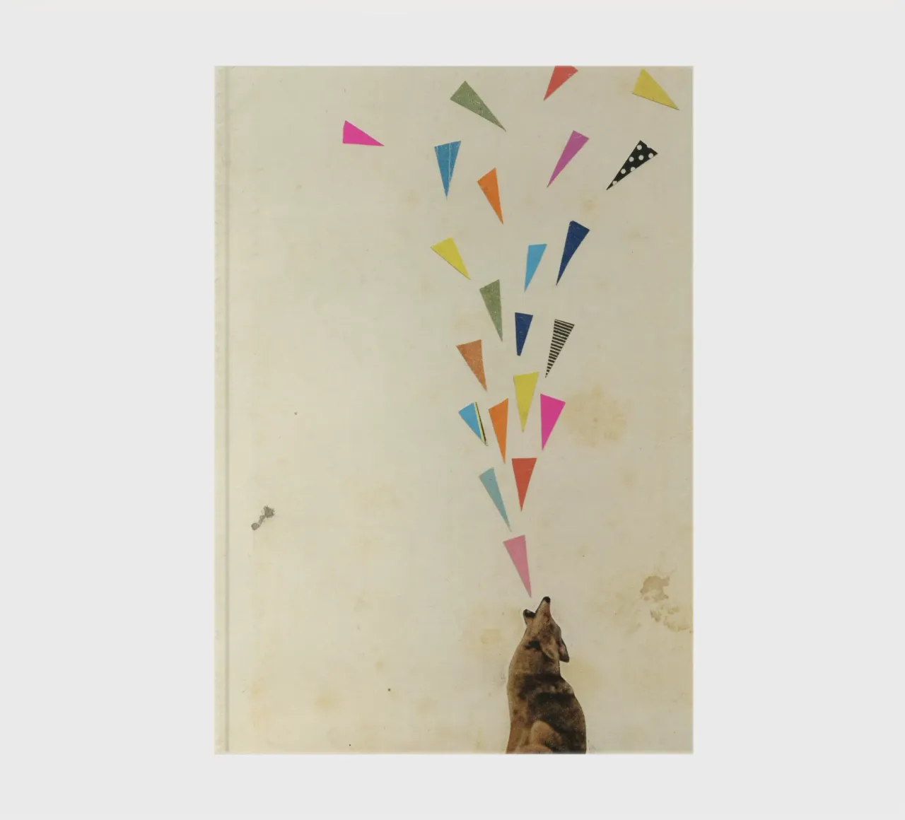 Howling Coyote notebook by Cassia Beck Collage