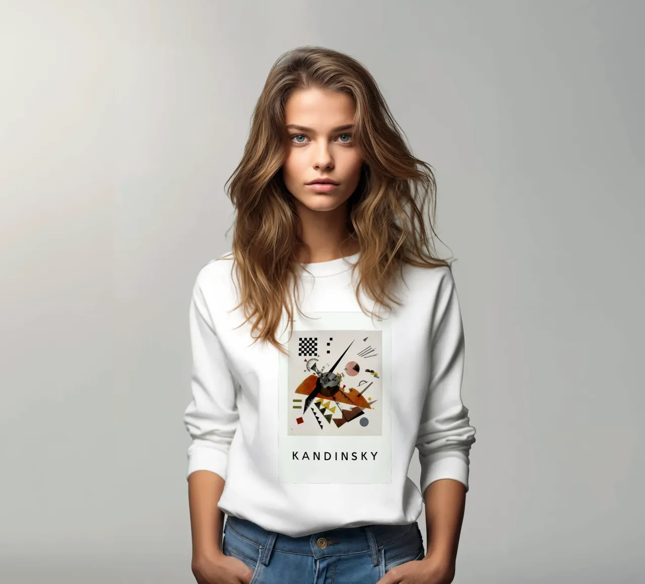 Kandinsky - Orange Sweatshirt von ARTOTHEK