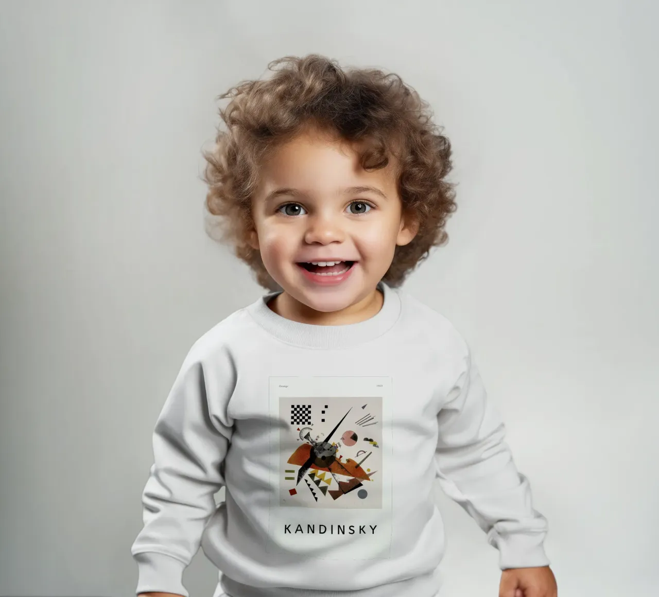 Kandinsky - Orange felpa neonato da ARTOTHEK