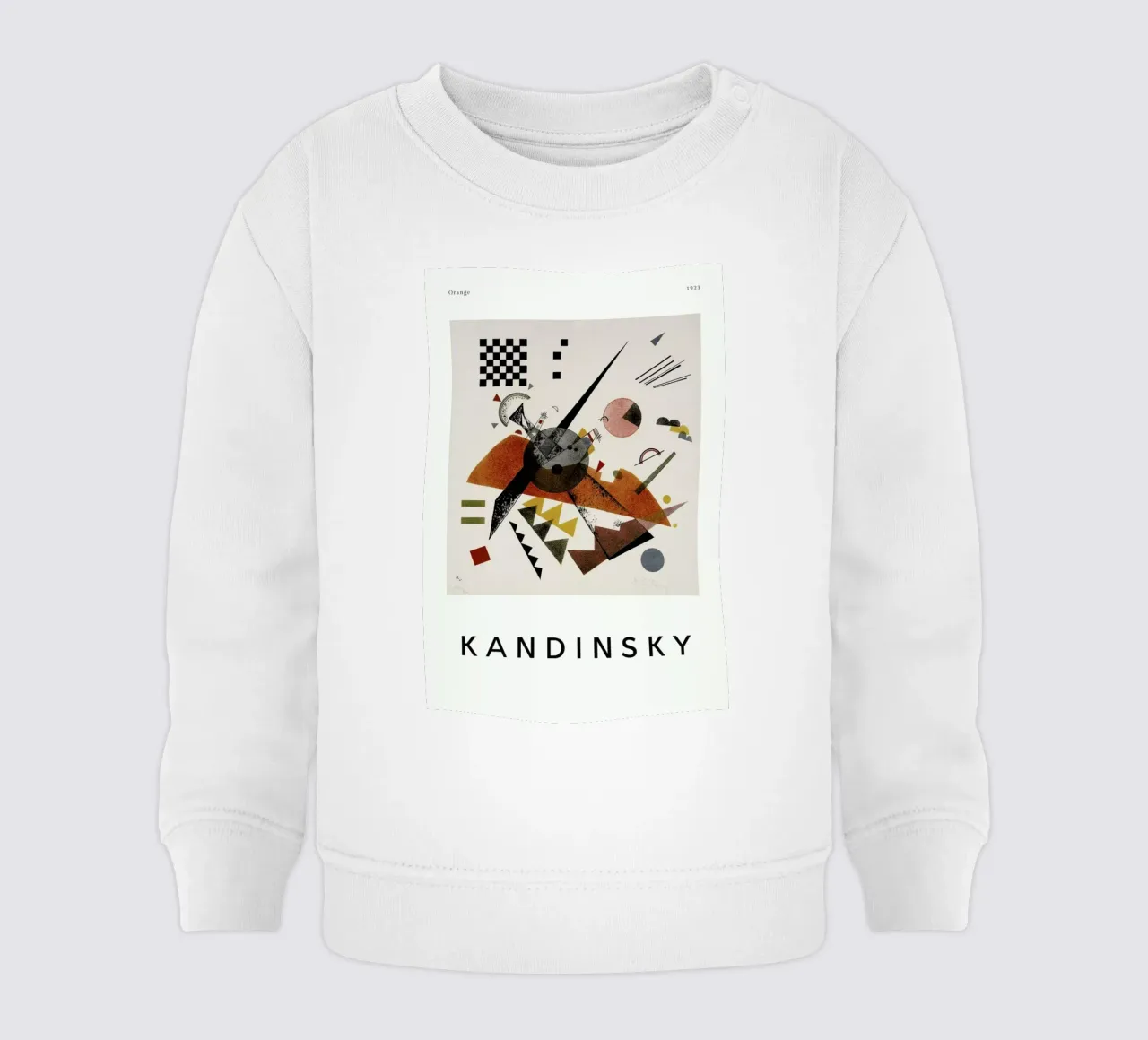 Kandinsky - Orange felpa neonato da ARTOTHEK