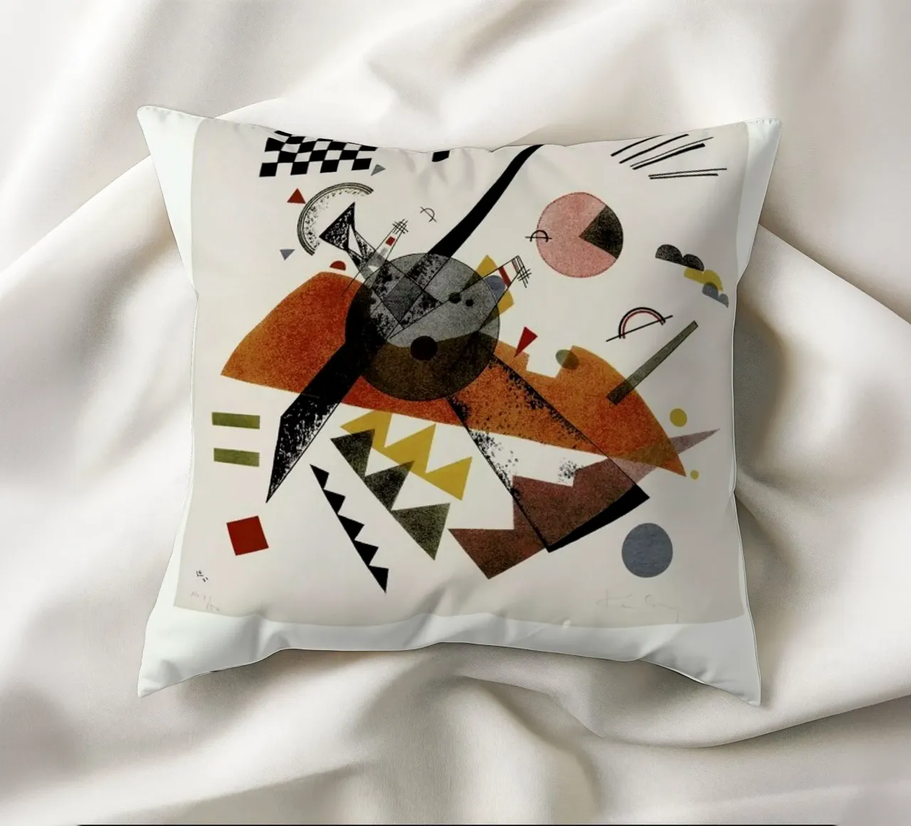 Kandinsky - Orange cuscino da ARTOTHEK