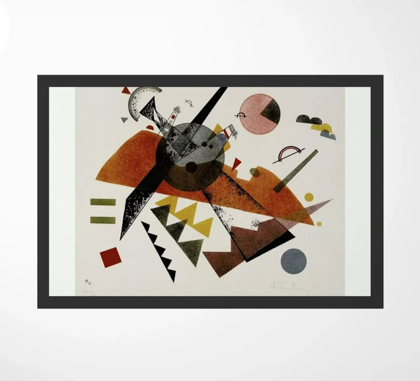 Kandinsky - Orange zerbino da ARTOTHEK