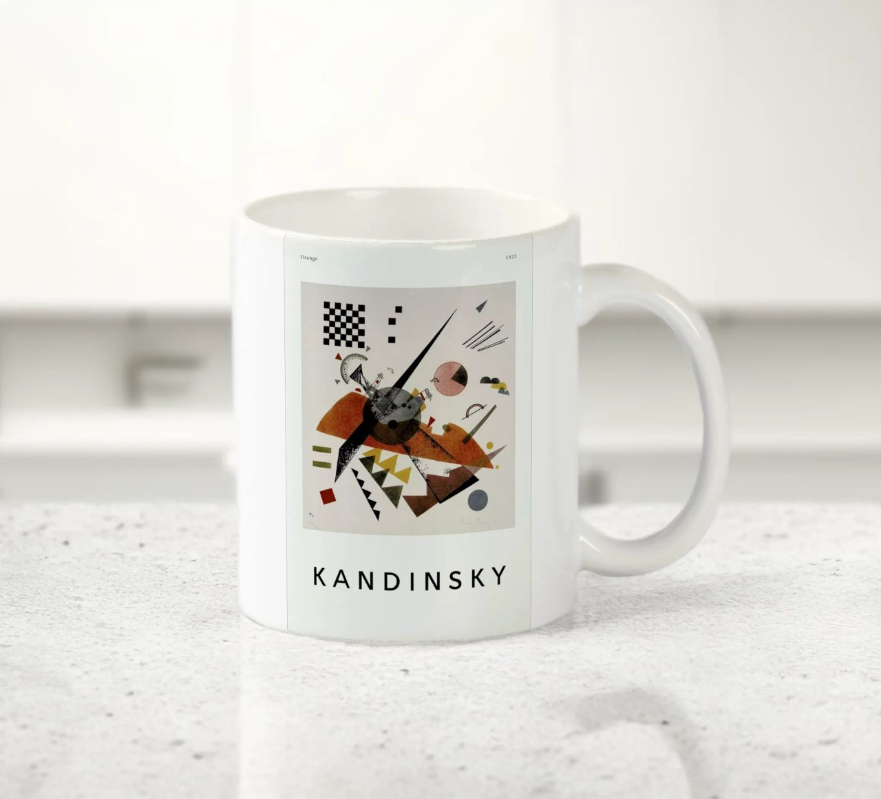 Kandinsky - Orange tazza in ceramica da ARTOTHEK