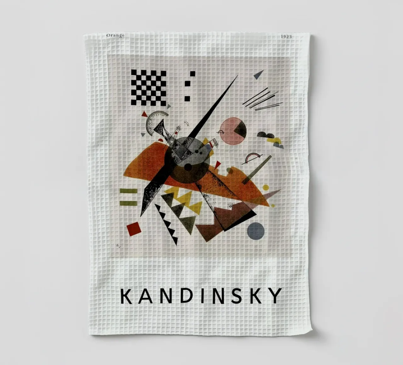 Kandinsky - Orange canovaccio da cucina da ARTOTHEK