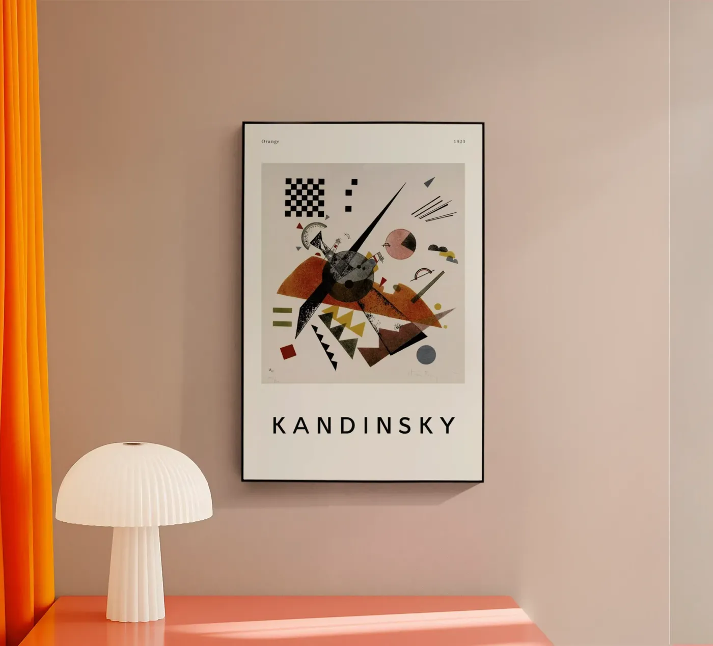 Kandinsky - Orange plexiglas de ARTOTHEK