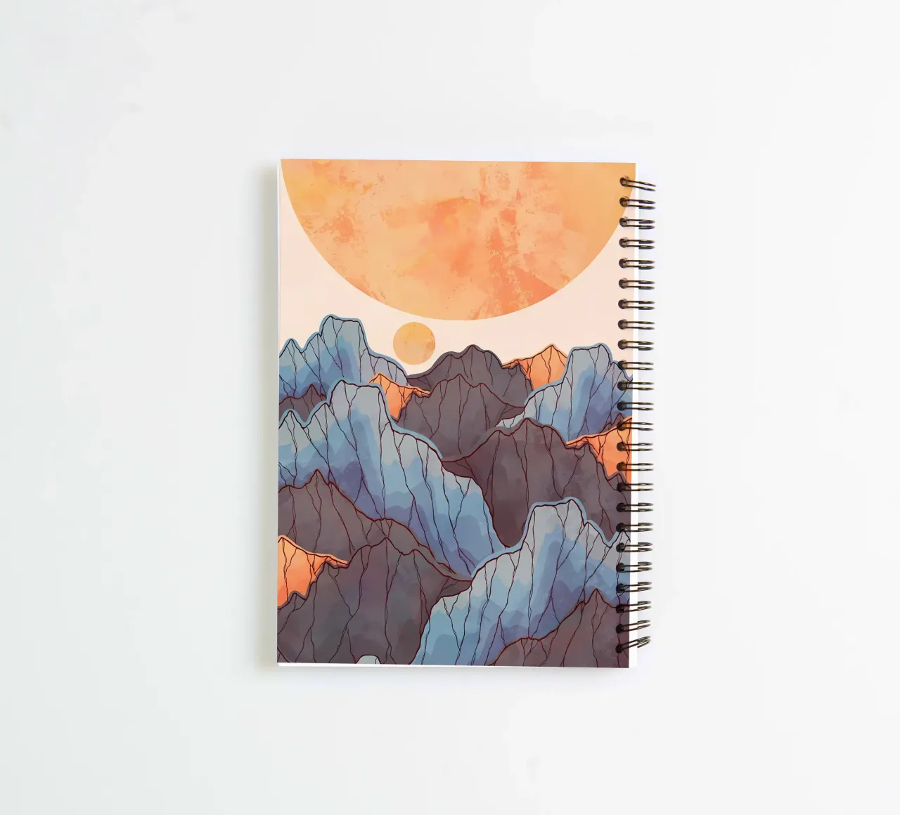 Mountain River spiral notebook by Albert S Jacob