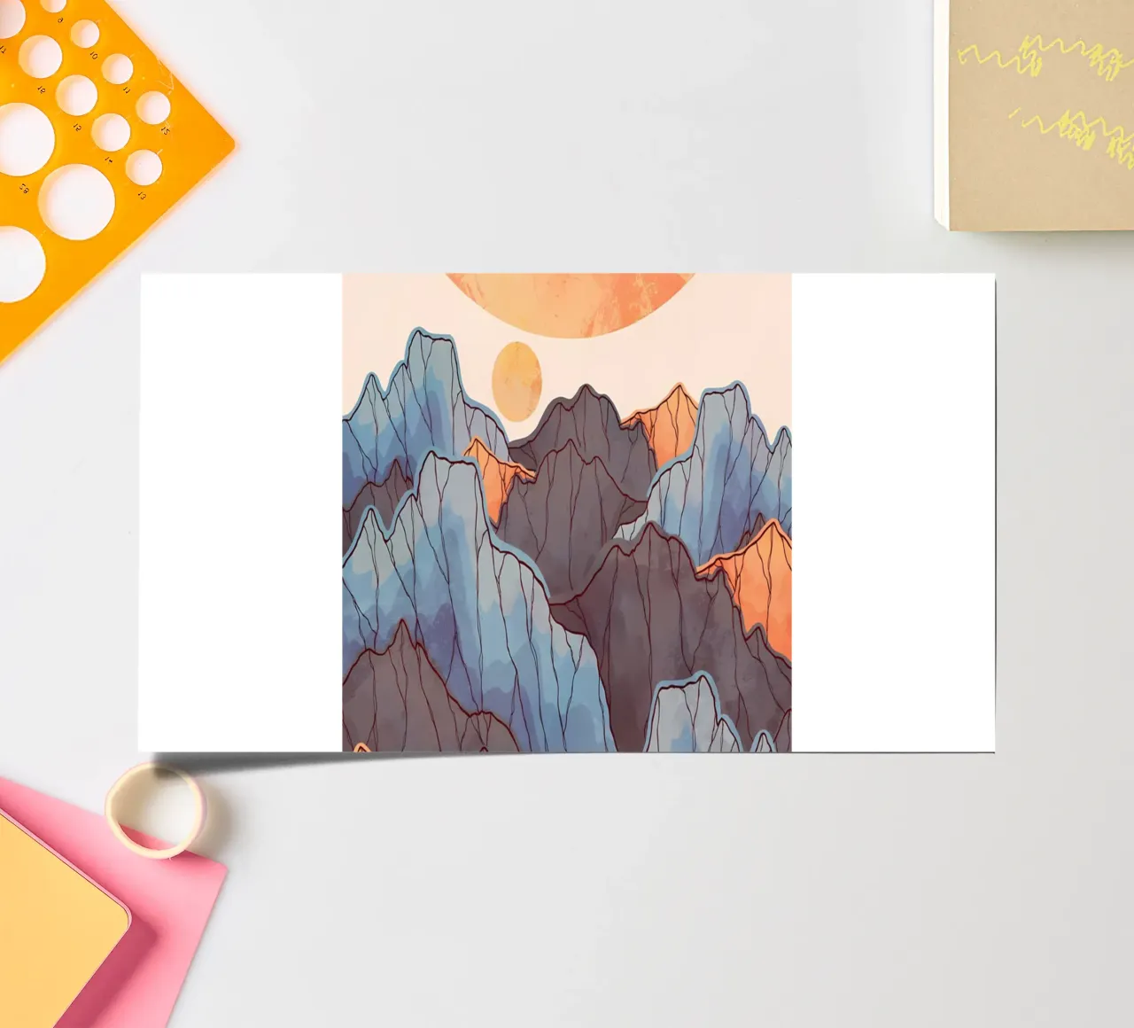 Mountain River sticker sheet by Albert S Jacob