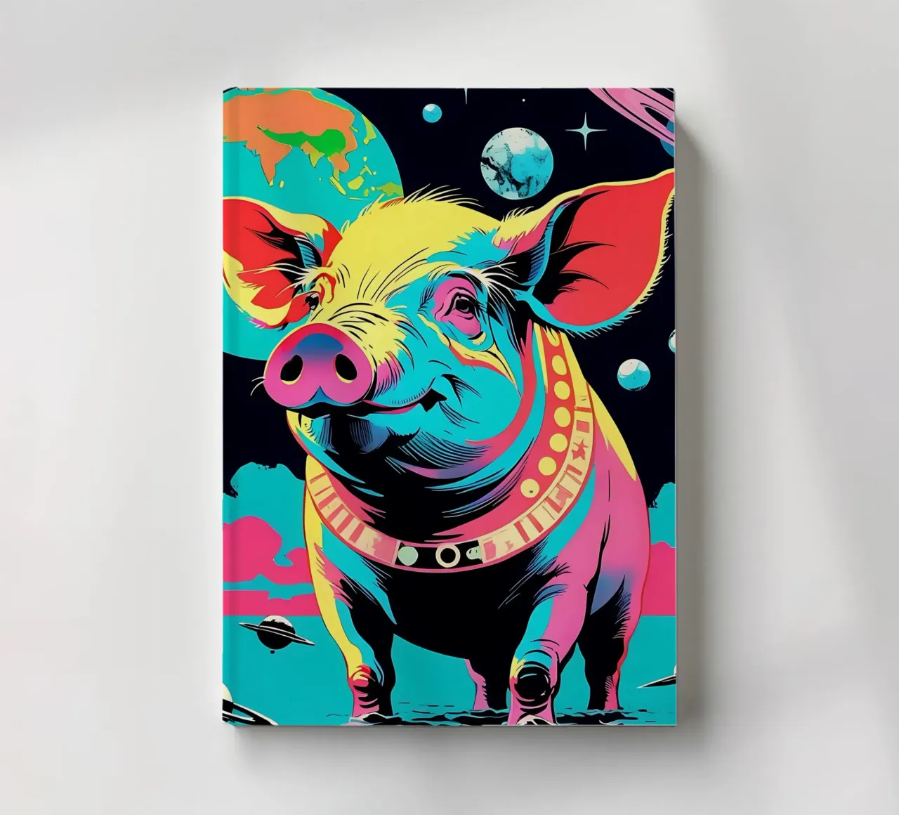 Pig_Style_A_1 notebook by Tierisch bunt by LK