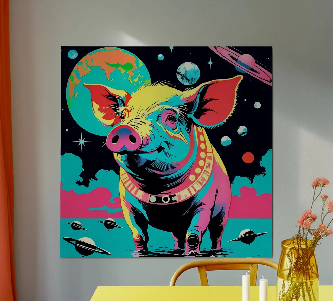 Pig_Style_A_1 hahnemühle de Tierisch bunt by LK