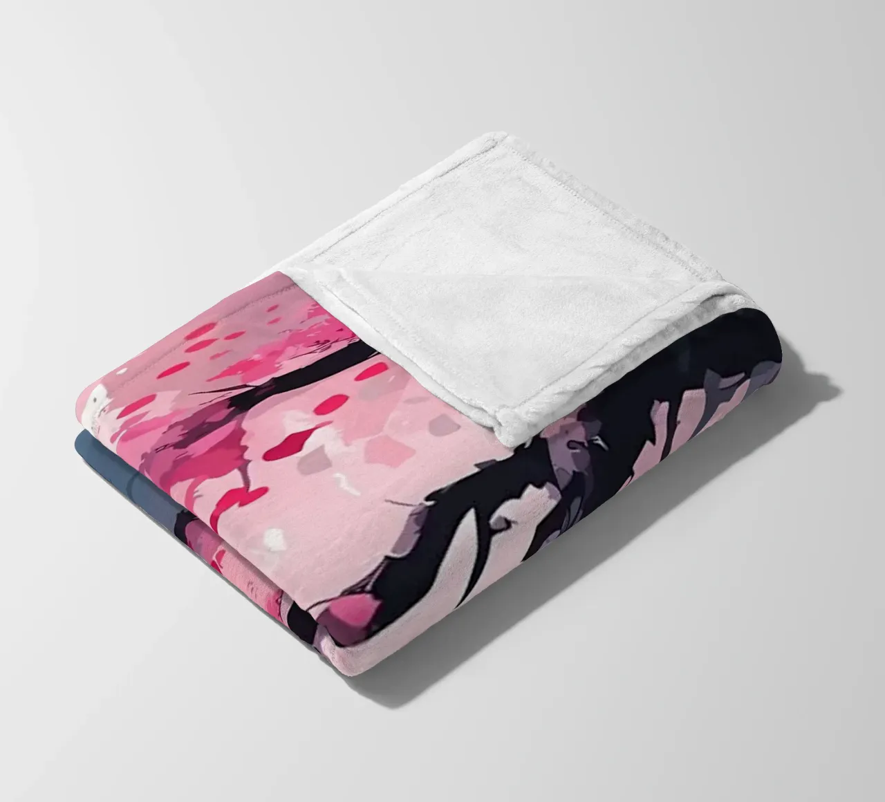 Fiori di ciliegio coperta in pile da Rebecca Clark Wyrick