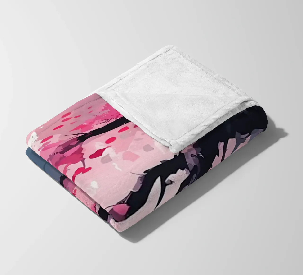 Fiori di ciliegio coperta in pile da Rebecca Clark Wyrick