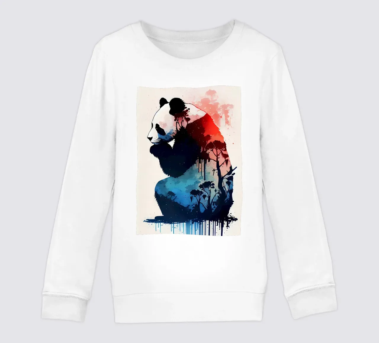 Panda colorato felpa bambino da James M Coyle
