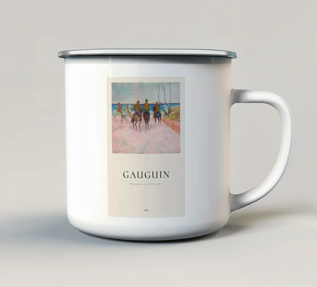 Gauguin - Horsemen on the Beach I tazza in smalto da ARTOTHEK