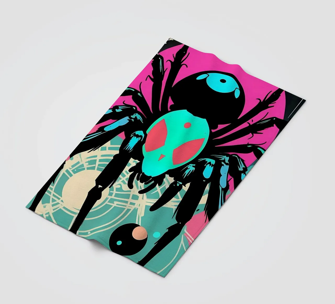 Spider_Style_D_1 coperta in pile da Tierisch bunt by LK