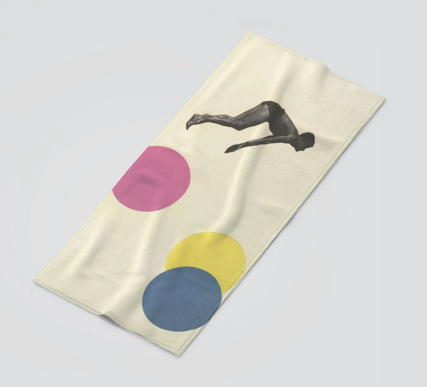 Plongée en hauteur serviette de plage de Cassia Beck Collage