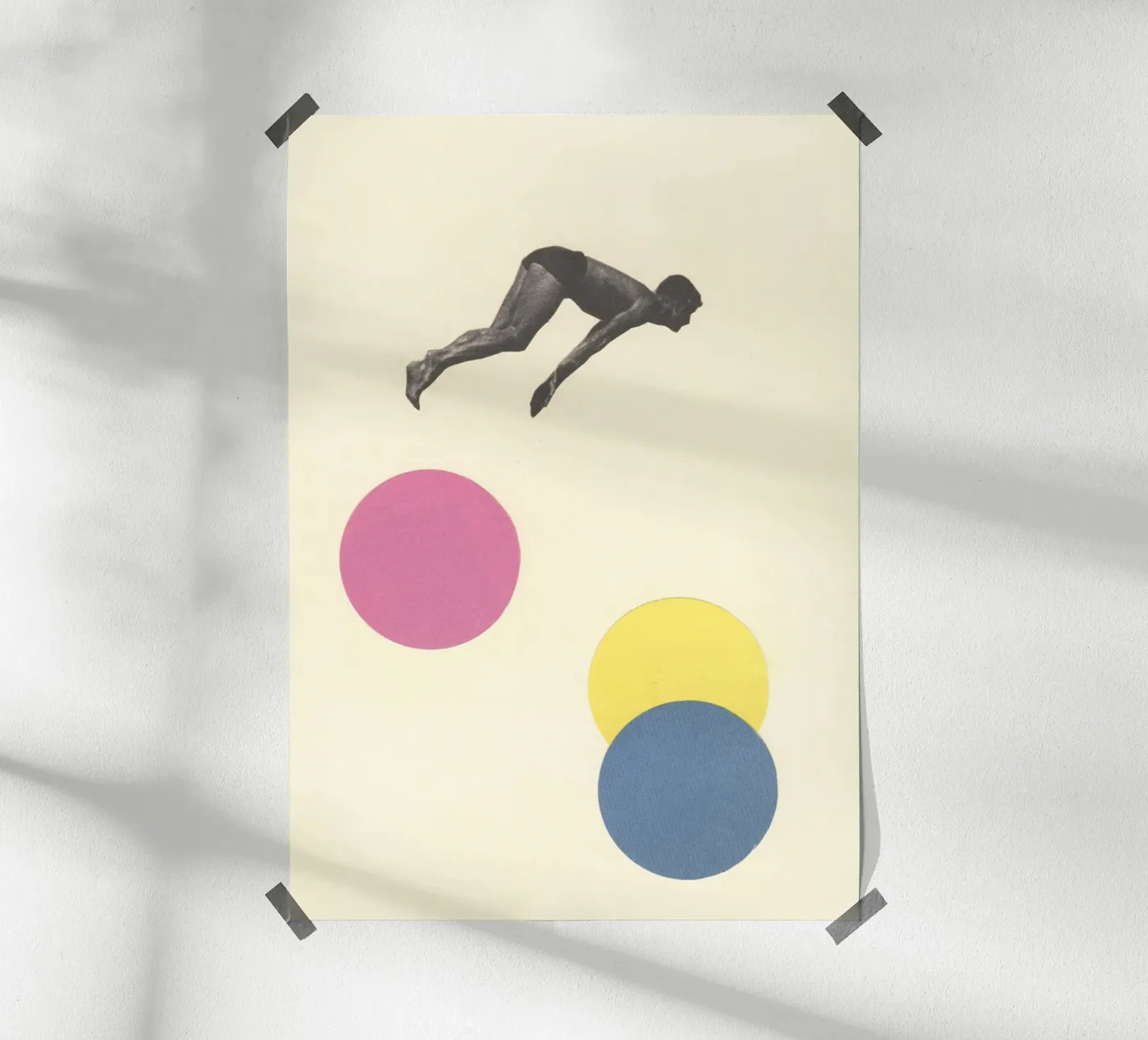 High Dive poster by Cassia Beck Collage