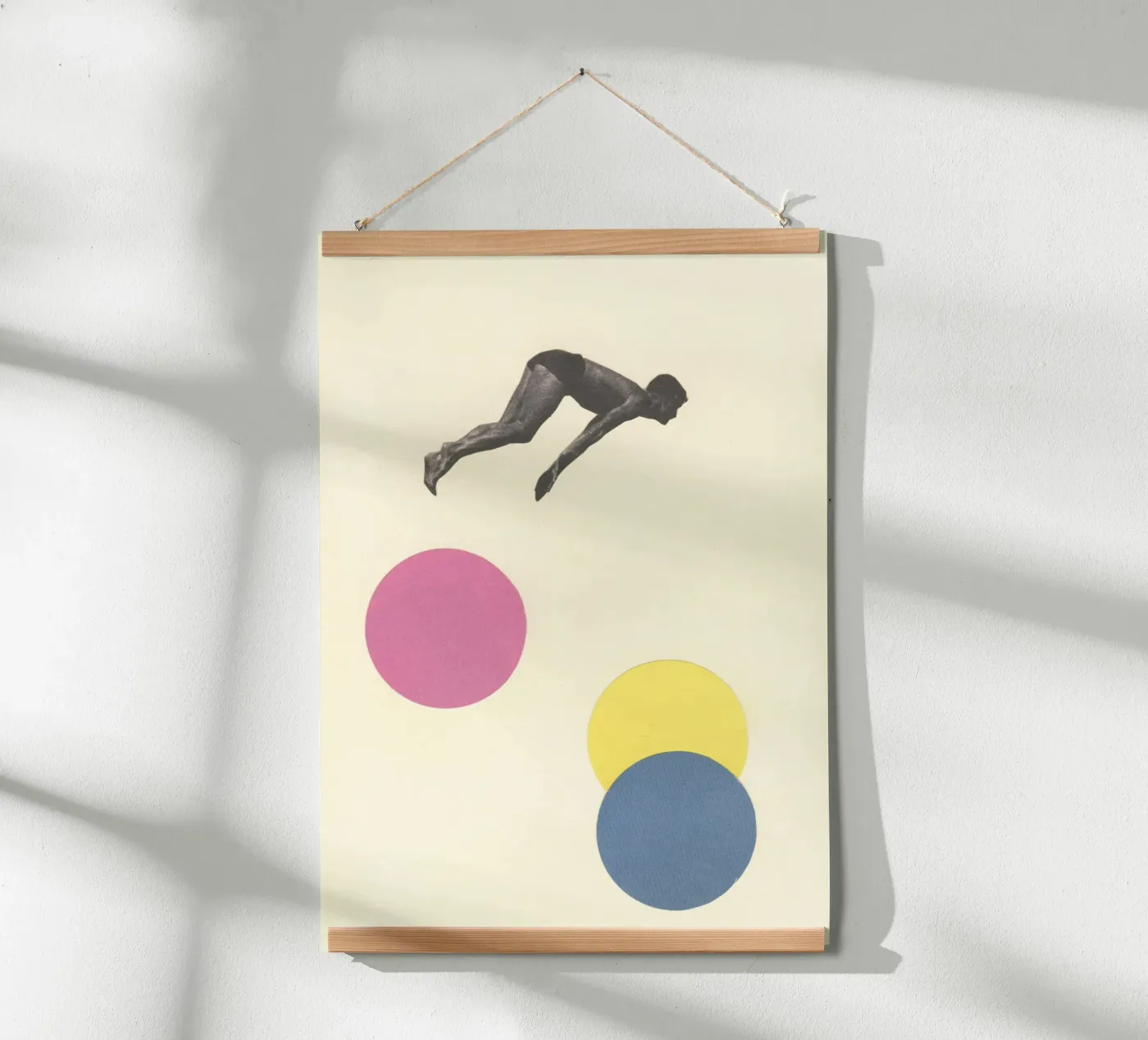 High Dive poster by Cassia Beck Collage