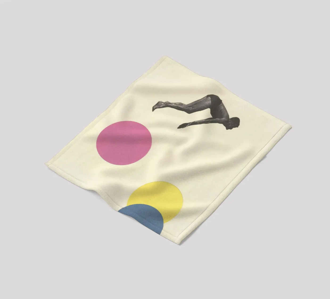 High Dive fleece blanket by Cassia Beck Collage