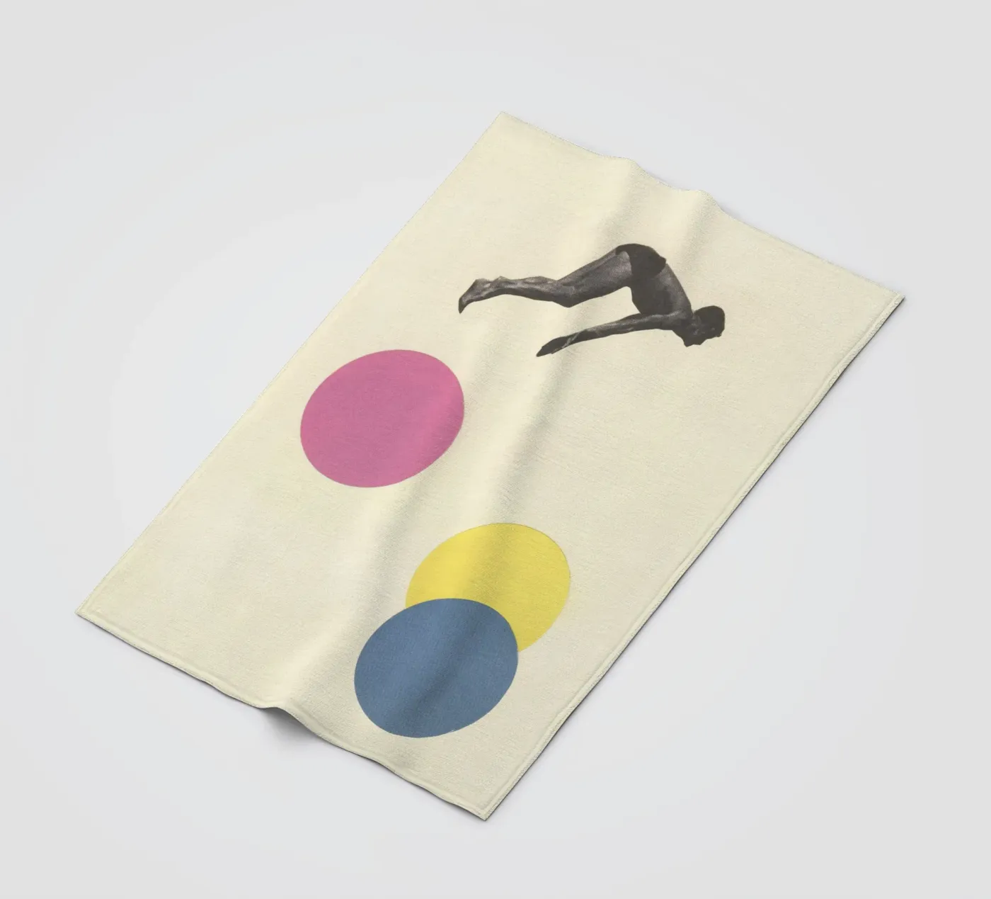 High Dive fleece blanket by Cassia Beck Collage
