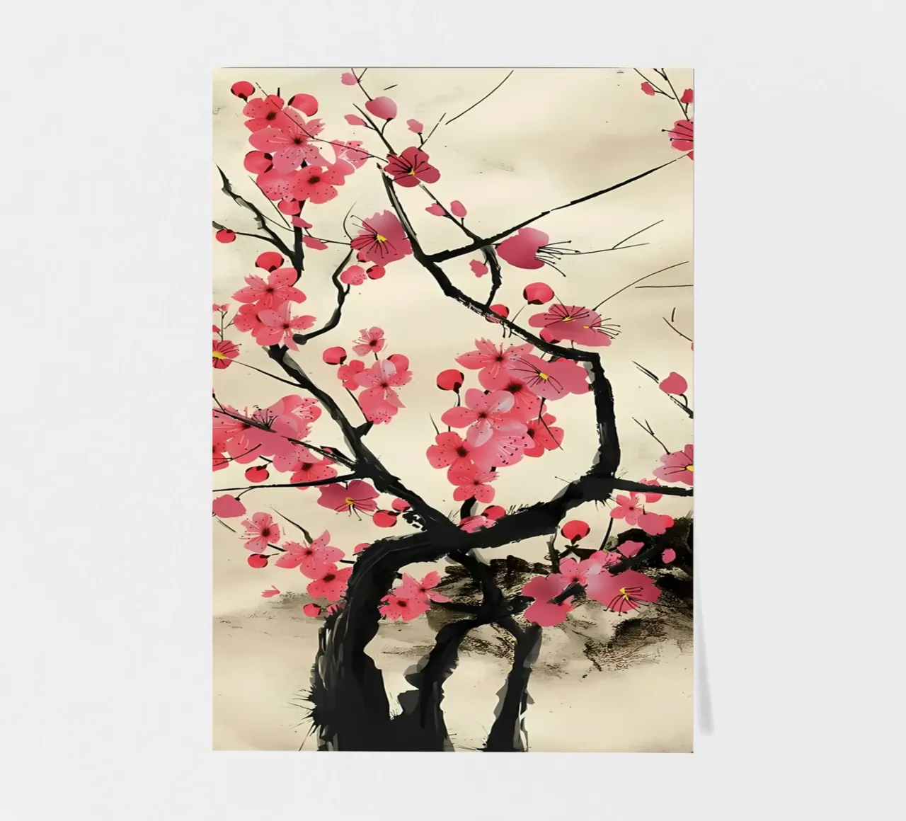 Cherry tree sticker sheet by Rebecca Clark Wyrick