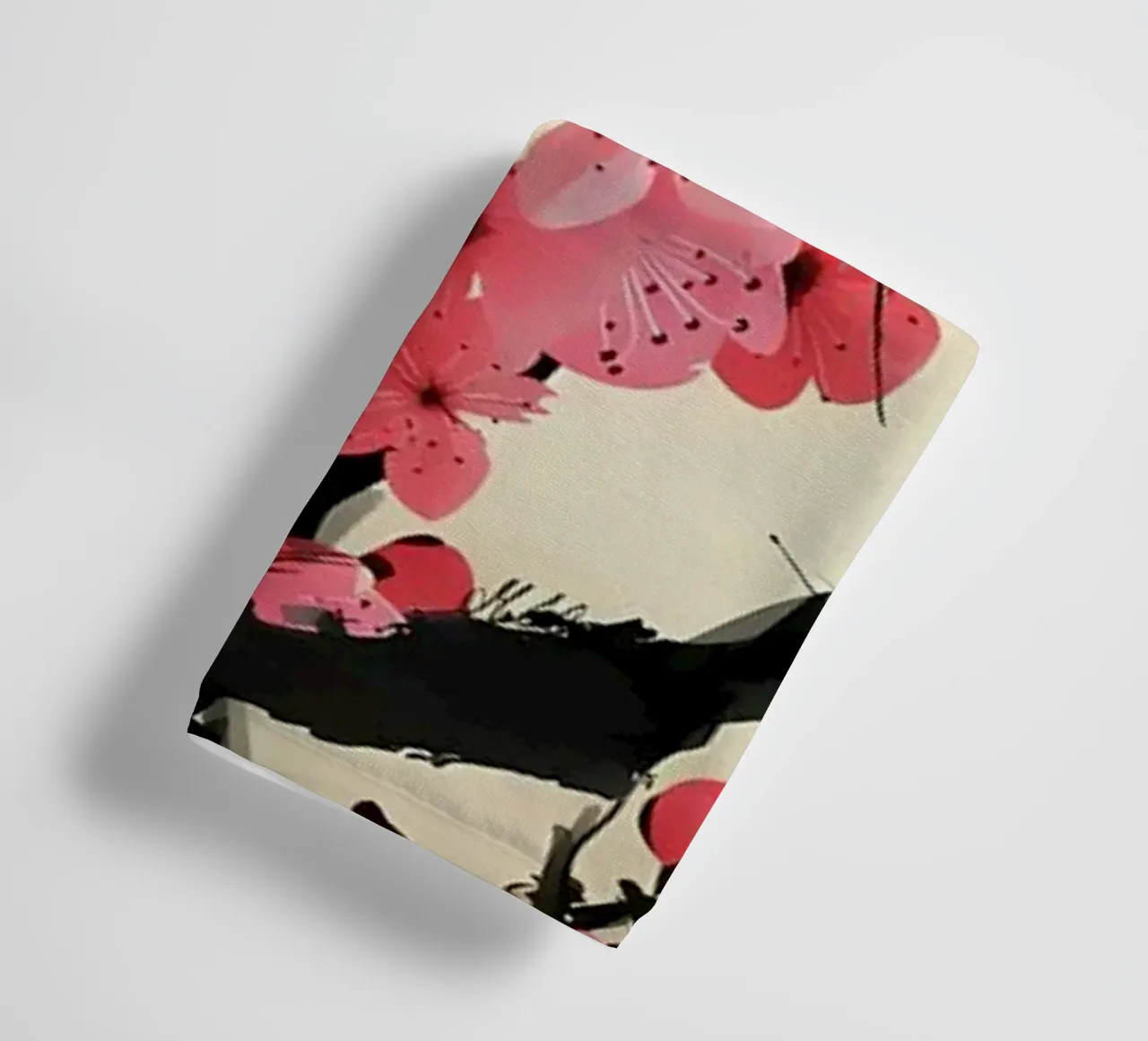 Cherry tree towel by Rebecca Clark Wyrick