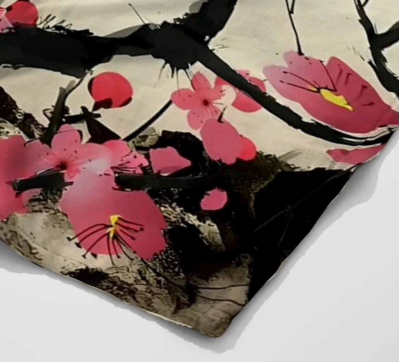 Kirschbaum Fleecedecke von Rebecca Clark Wyrick