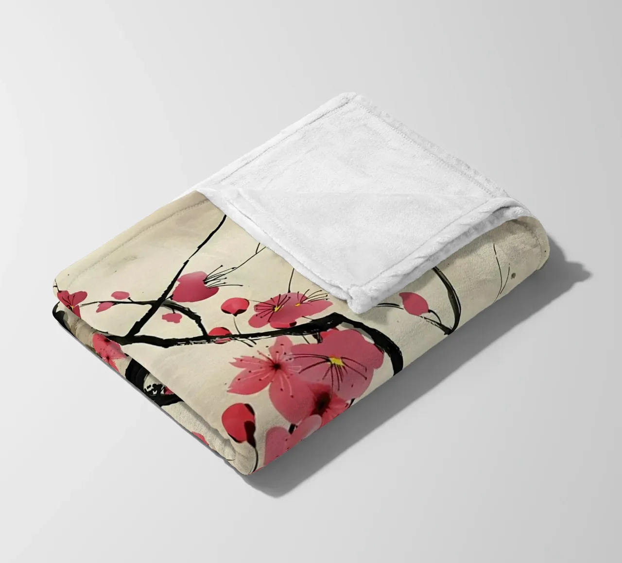 Kirschbaum Fleecedecke von Rebecca Clark Wyrick