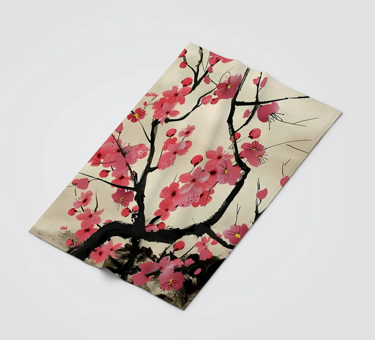 Kirschbaum Fleecedecke von Rebecca Clark Wyrick