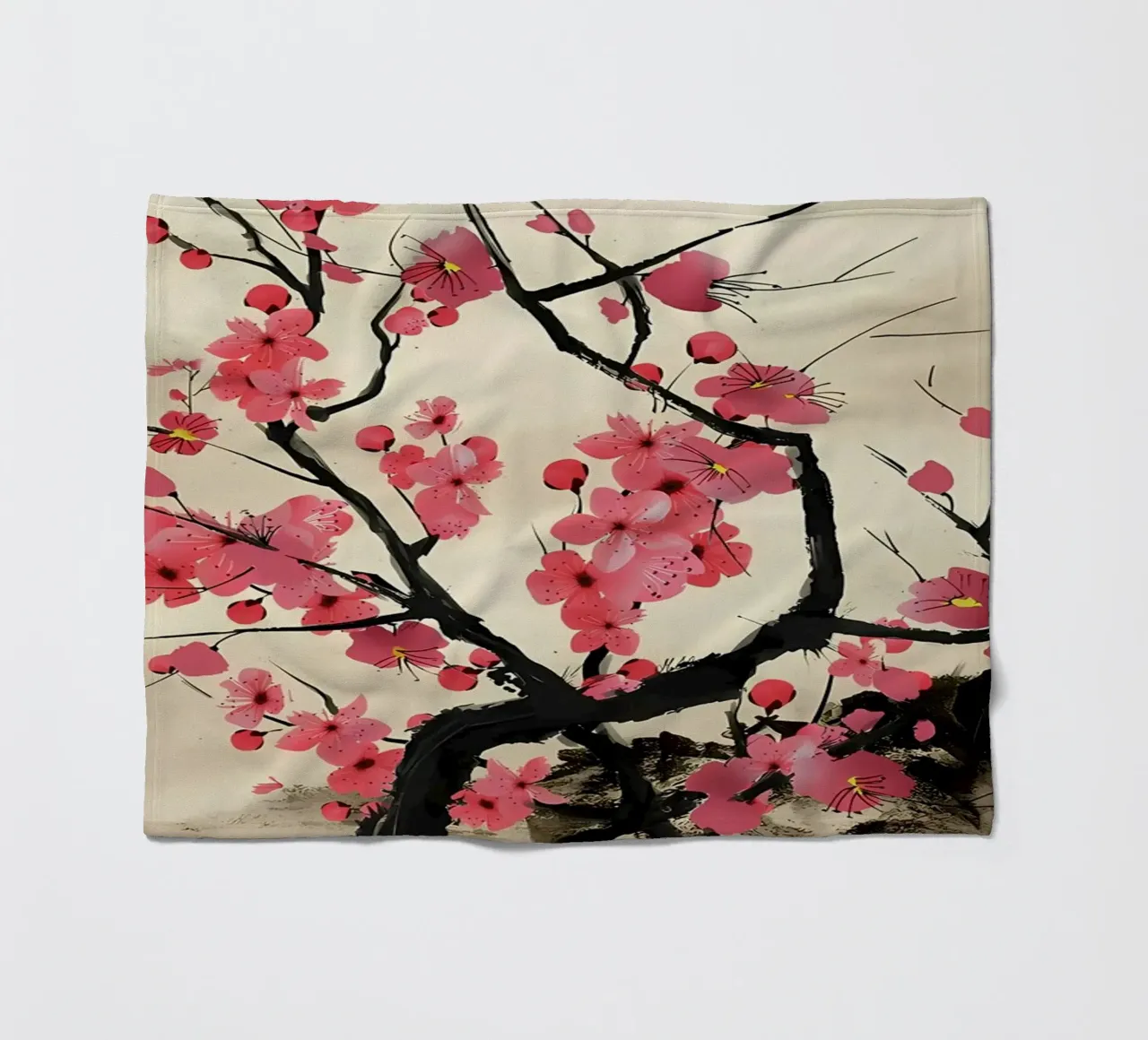 Kirschbaum Fleecedecke von Rebecca Clark Wyrick