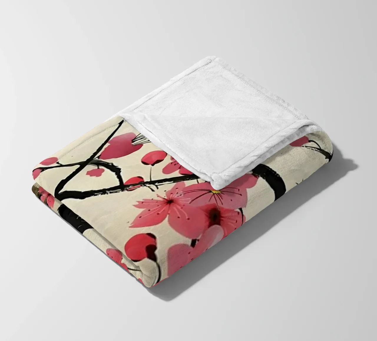 Kirschbaum Fleecedecke von Rebecca Clark Wyrick