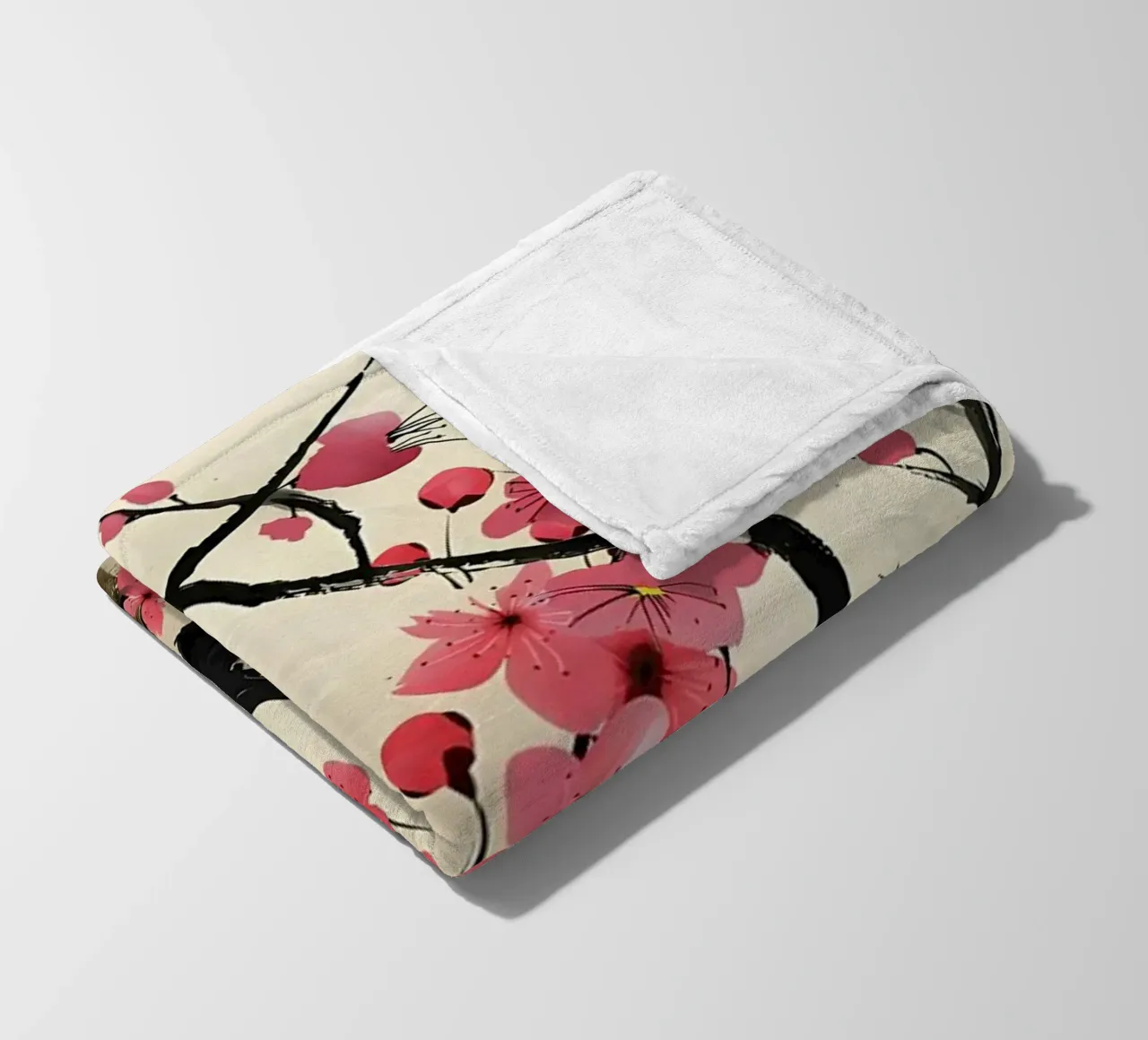 Kirschbaum Fleecedecke von Rebecca Clark Wyrick