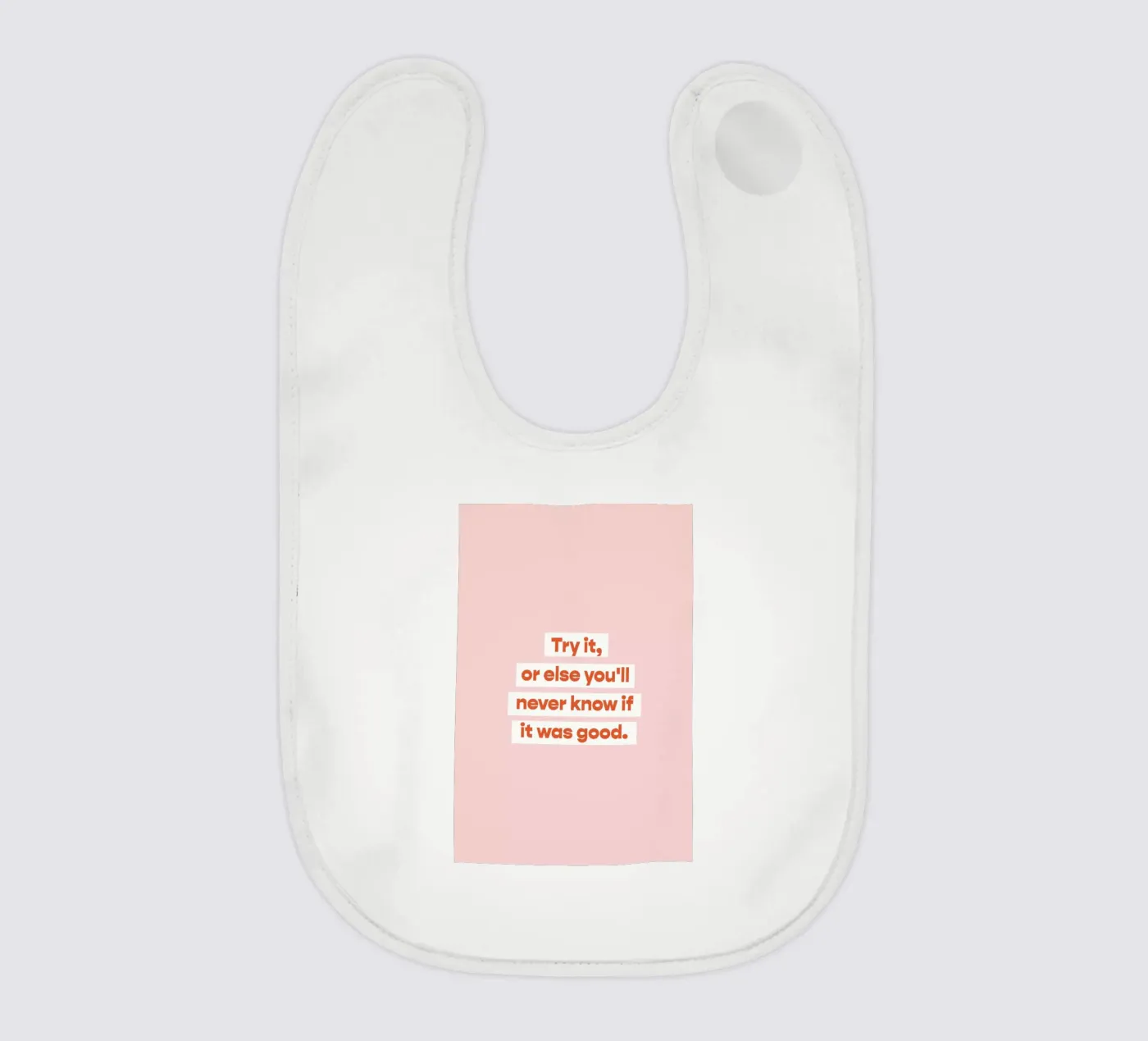 First Try baby slabbetje van vonkopfbisfuss x JUNIQE