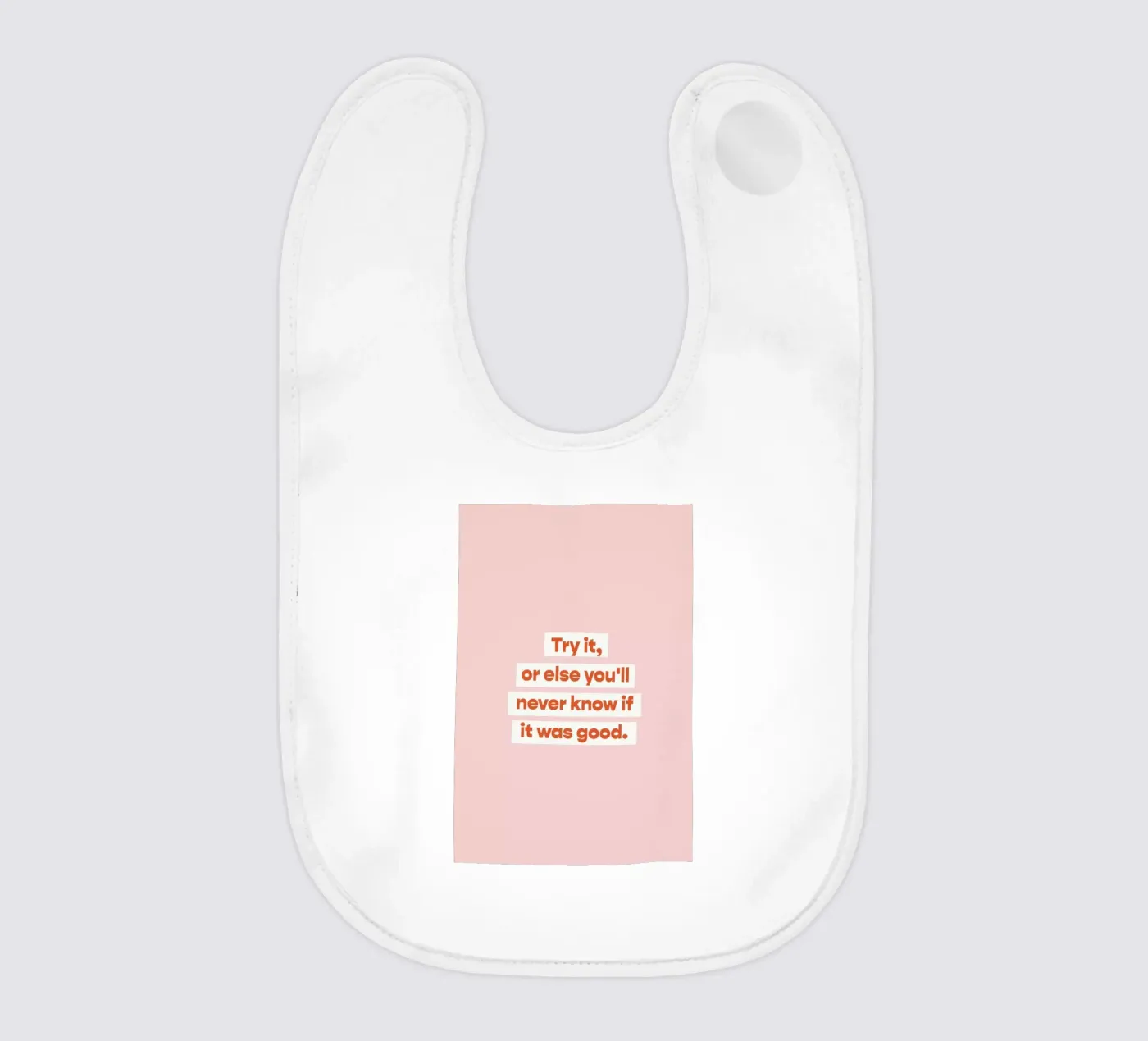 First Try baby slabbetje van vonkopfbisfuss x JUNIQE