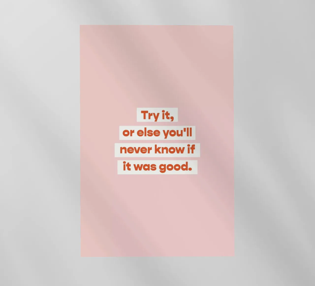 First Try pellicola backlit da vonkopfbisfuss x JUNIQE