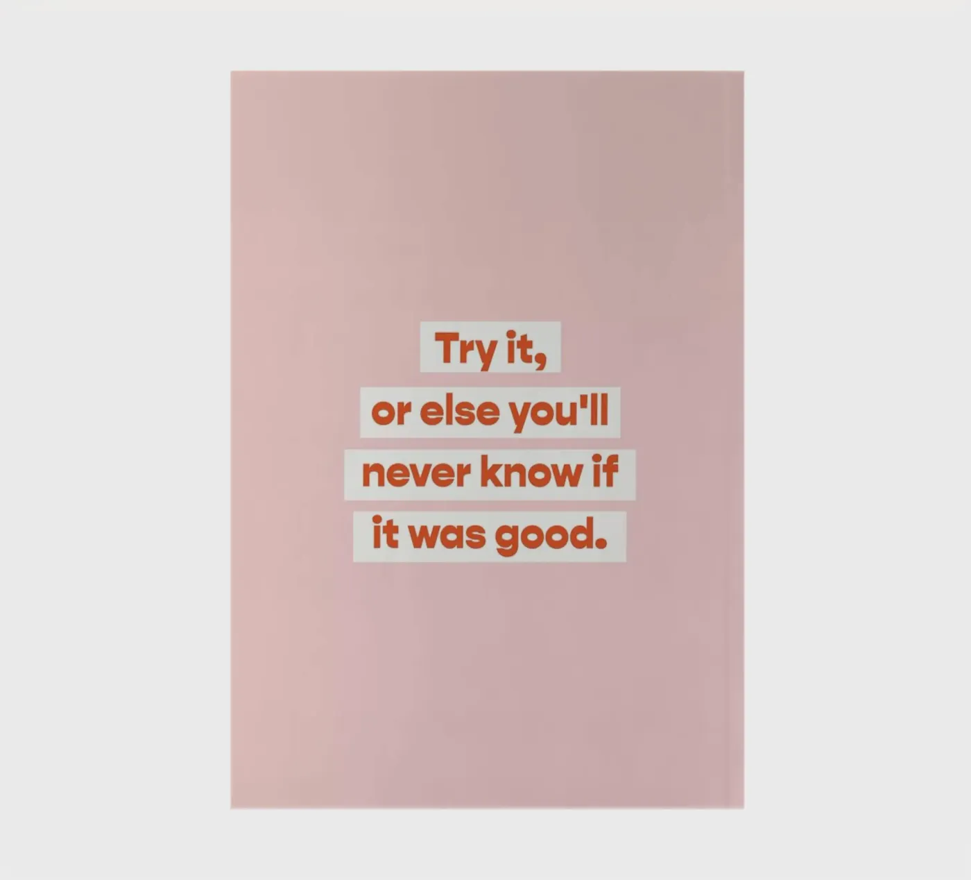First Try notebook by vonkopfbisfuss x JUNIQE