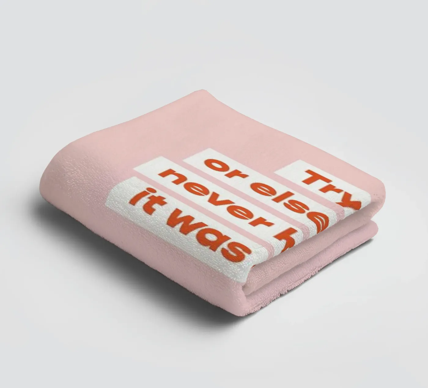 First Try towel by vonkopfbisfuss x JUNIQE