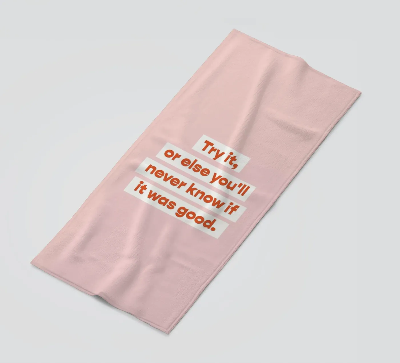 First Try beach towel by vonkopfbisfuss x JUNIQE