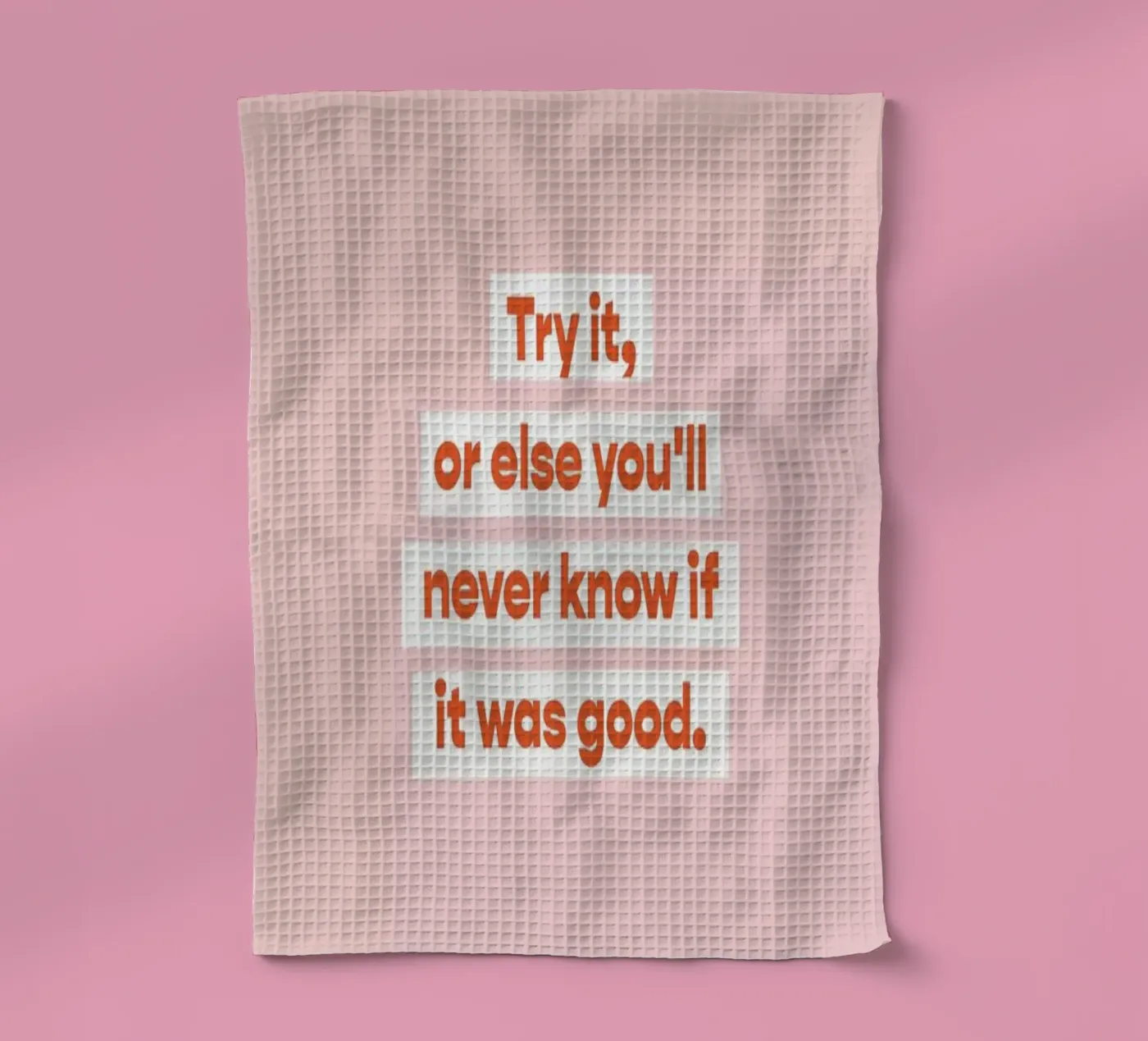 First Try Geschirrtuch von vonkopfbisfuss x JUNIQE