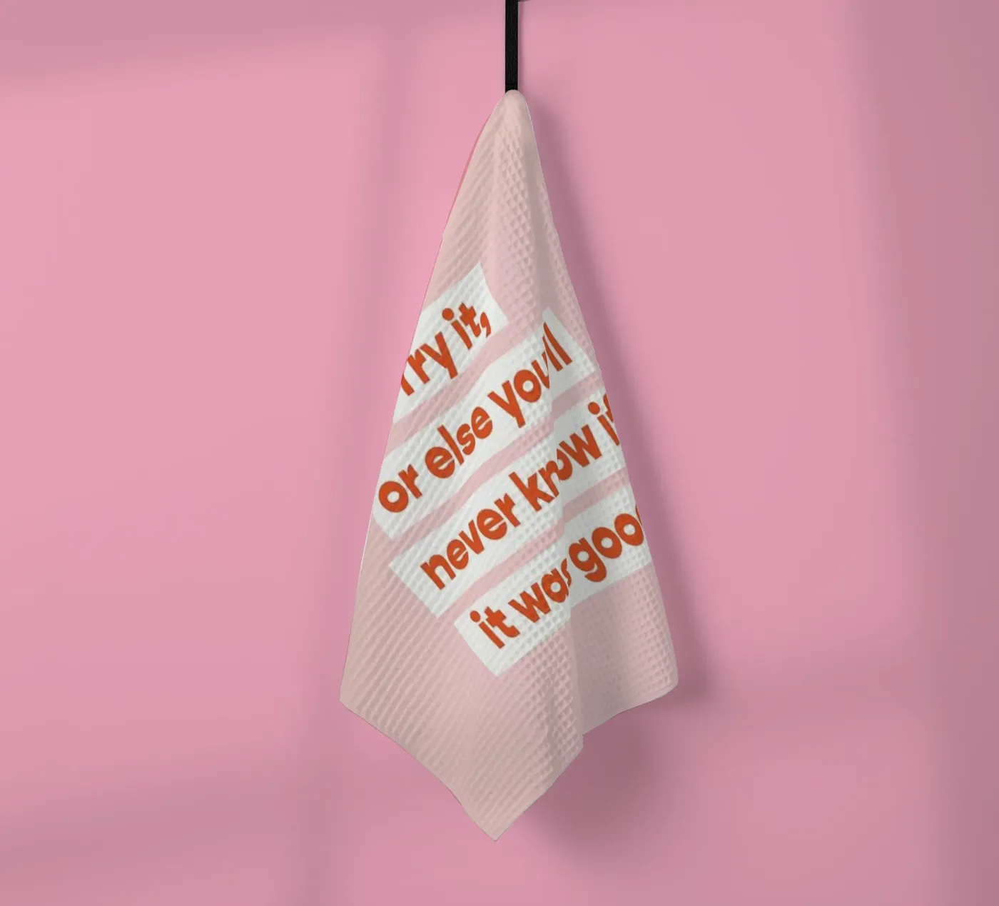 First Try Geschirrtuch von vonkopfbisfuss x JUNIQE