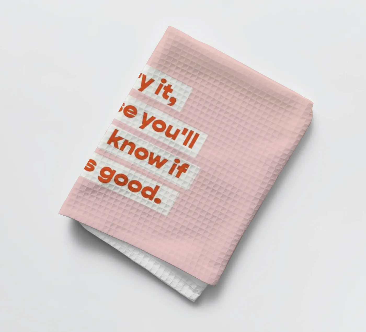 First Try Geschirrtuch von vonkopfbisfuss x JUNIQE